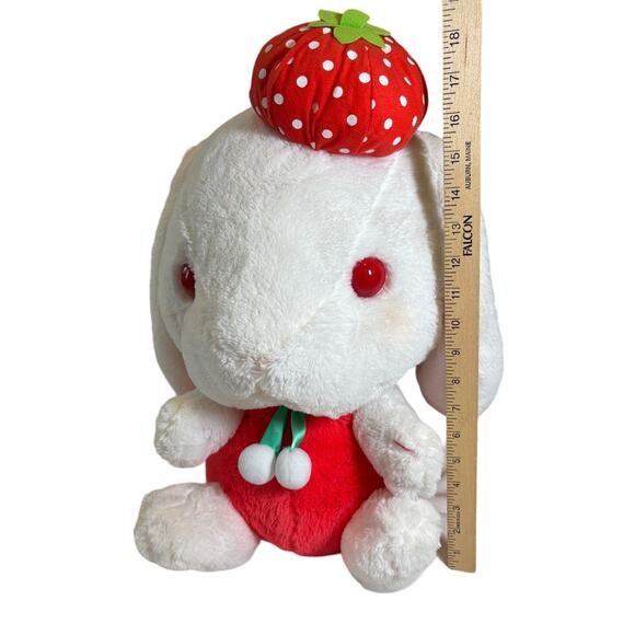 AMUSE POTEUSA loppy plush strawberry ver sugar BUNNY NOS with Tag - Picture 2 of 6